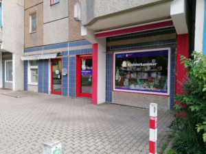 Die Kleiderkammer der Diakonie in der Nürnberger Straße